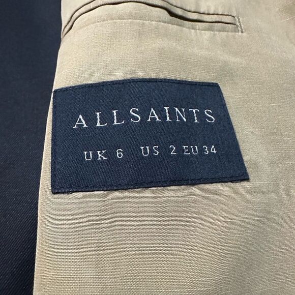 All‎ Saints Yolanda Blazer Size 2 - Picture 15 of 15